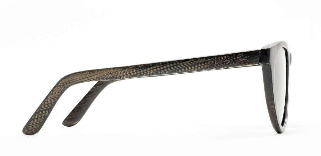Alani Black Polarized Bamboo Sunglasses - SwellVision