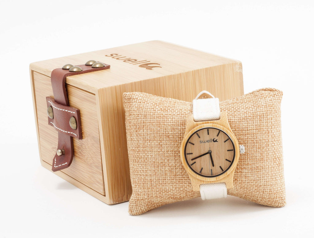The Sand Dollar Bamboo Watch - SwellVision