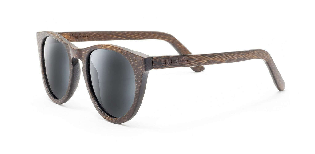 Alani Brown Polarized Bamboo Sunglasses - SwellVision