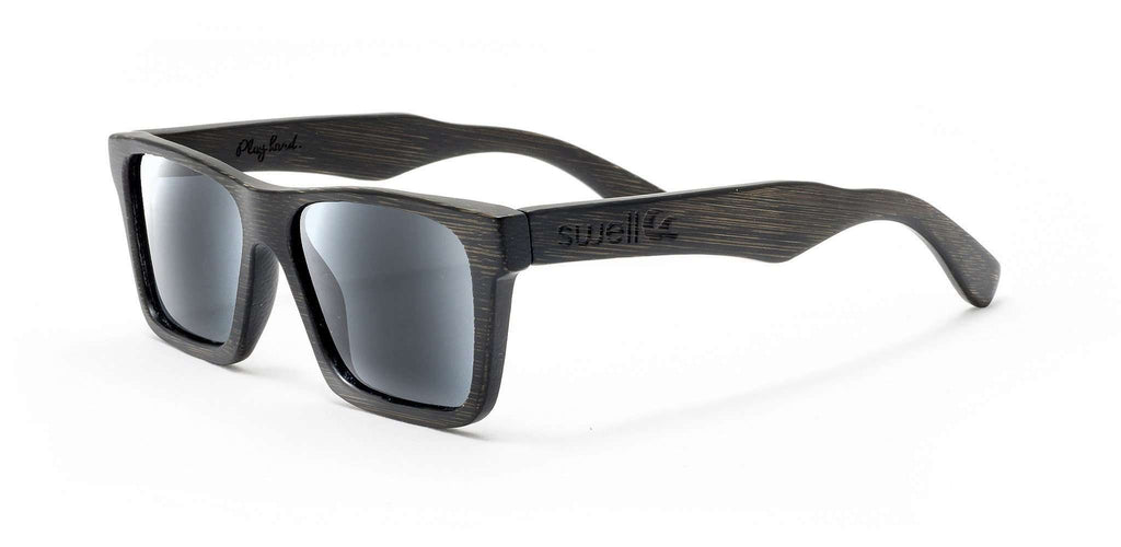 Classic Black Polarized Bamboo Sunglasses - SwellVision