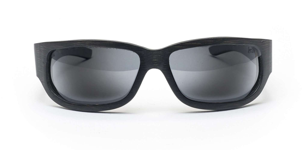 Sportsman Black Polarized Bamboo Sunglasses - SwellVision