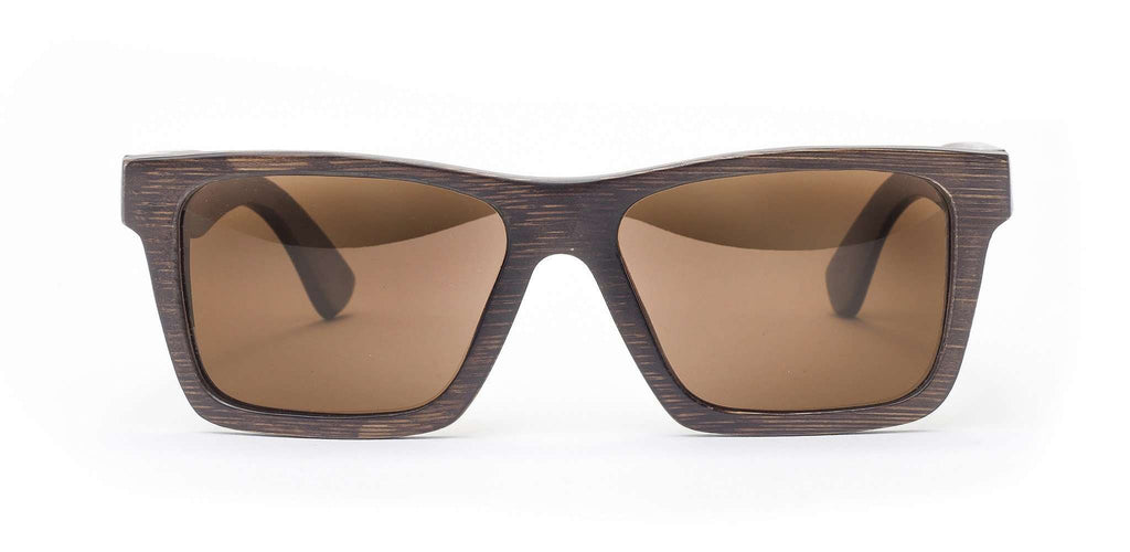 Classic Brown Polarized Bamboo Sunglasses - SwellVision