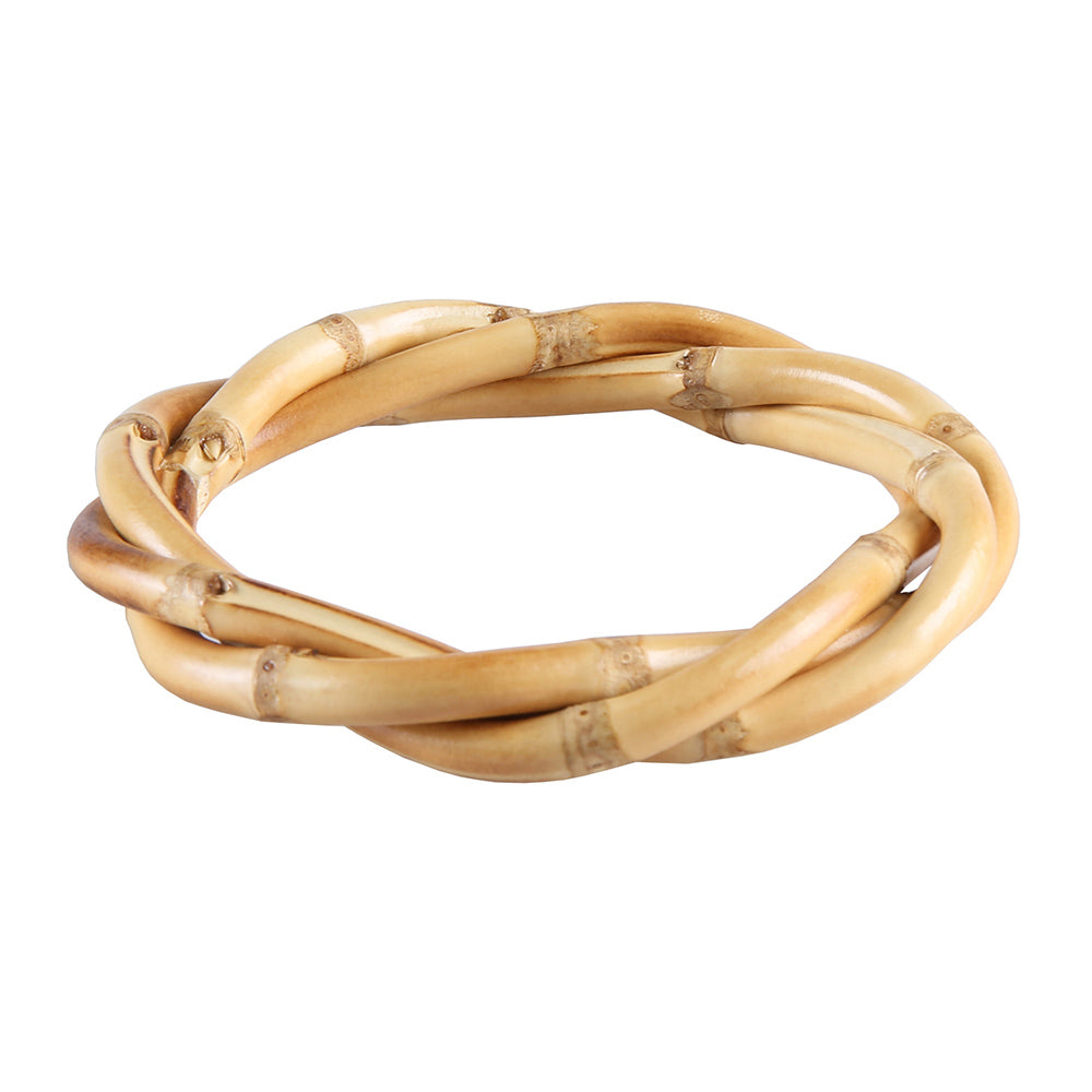Natural Infinity Bamboo Bangle Bracelet | Swell Vision
