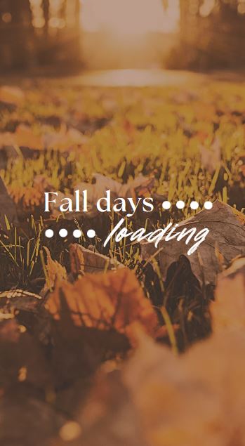 Fall for Sustainability