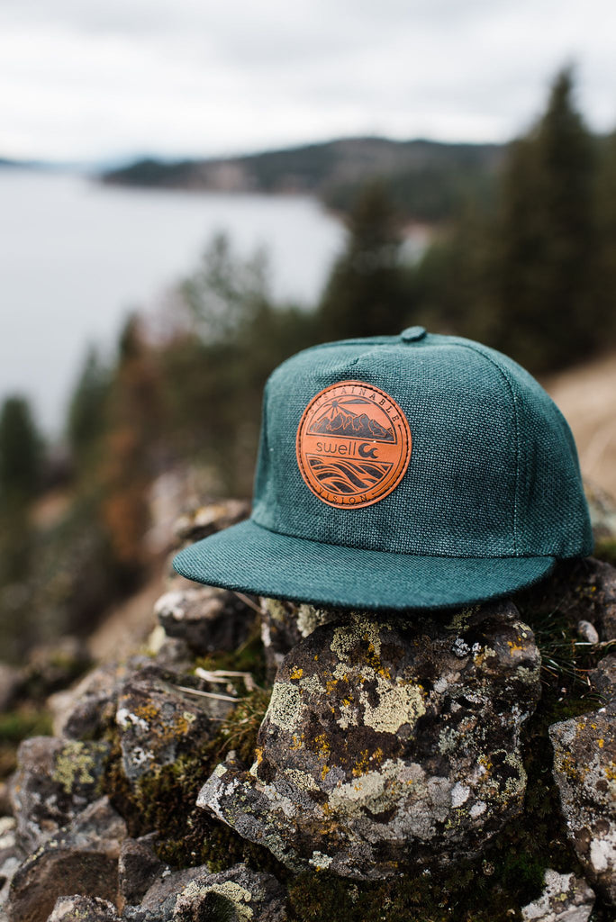 Swell Vision Forest Green Hemp Hat