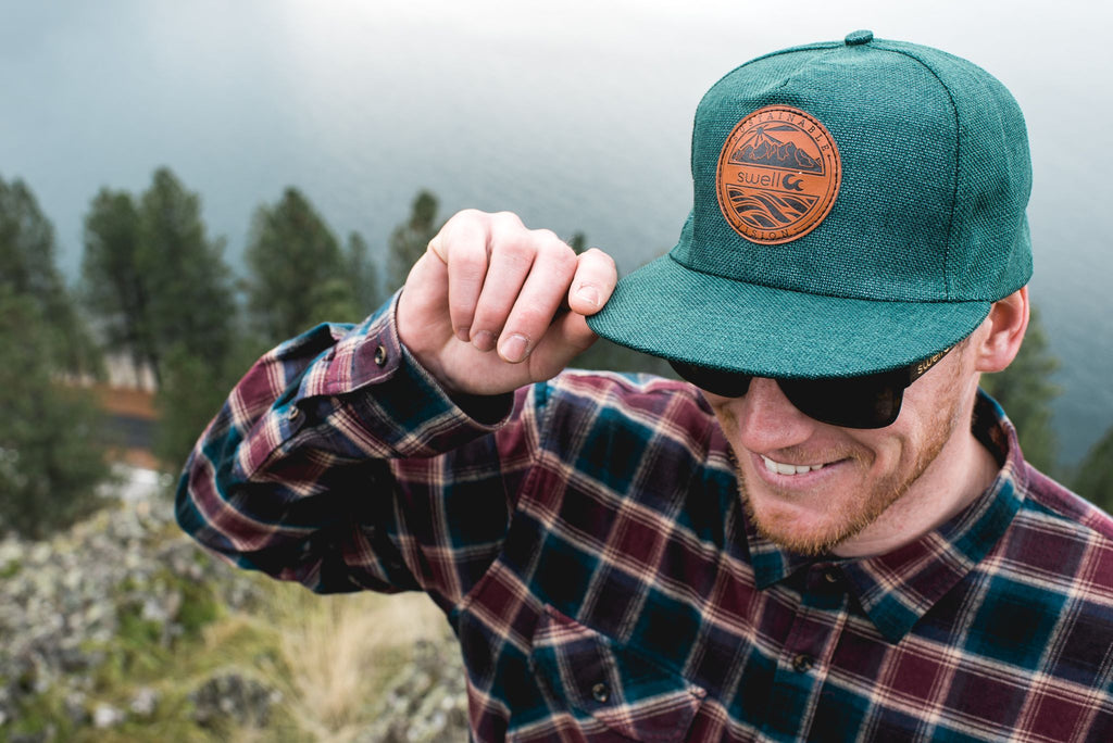 Swell Vision Forest Green Hemp Hat