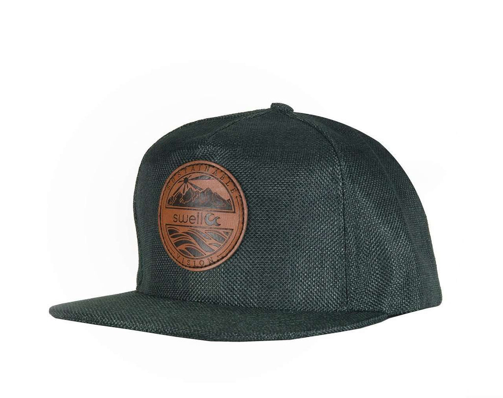 Swell 5-Panel Forest Green Hemp Hat - SwellVision