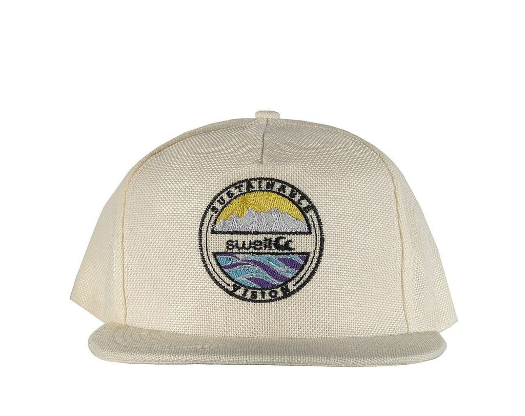 Swell 5 Panel Natural Hemp Hat - SwellVision