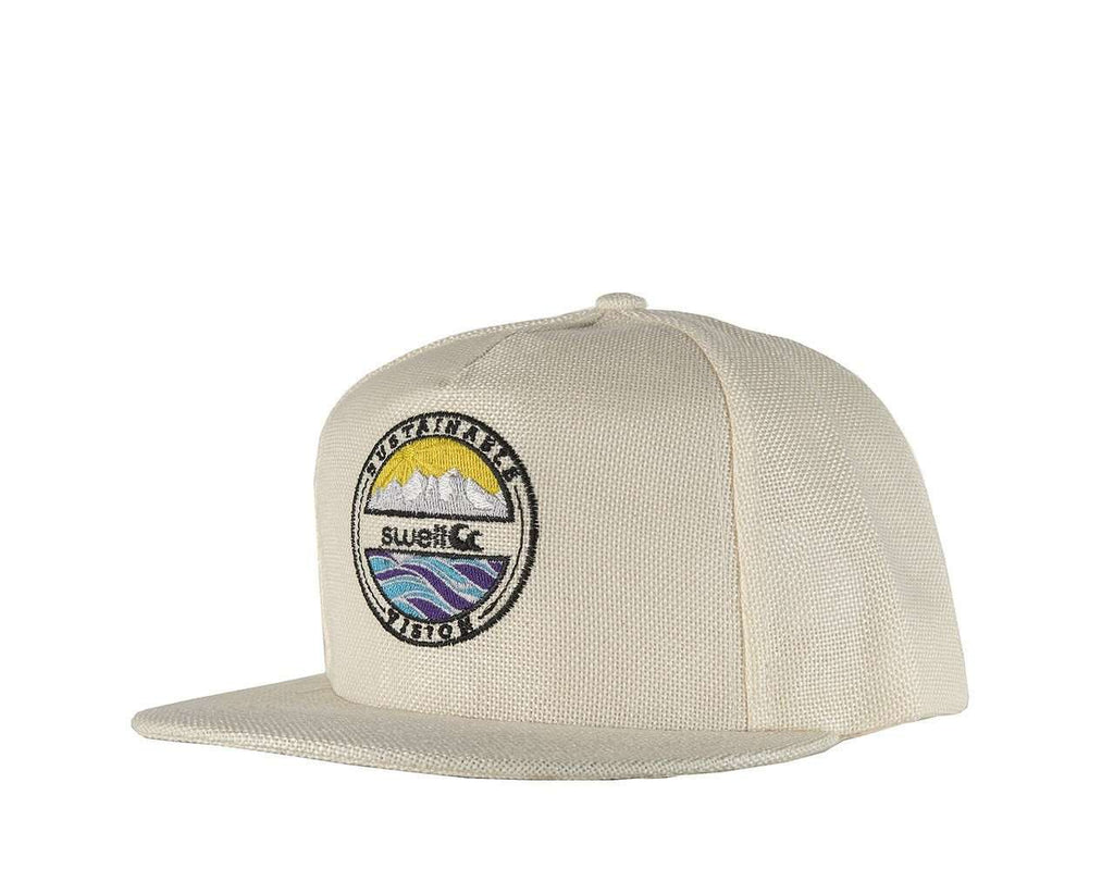 Swell 5 Panel Natural Hemp Hat - SwellVision