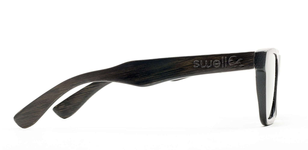 Classic Black Polarized Bamboo Sunglasses - SwellVision