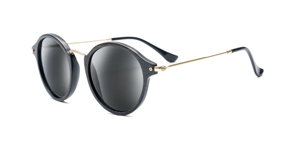 CoCo Black CR39 Polarized Bamboo Sunglasses - SwellVision