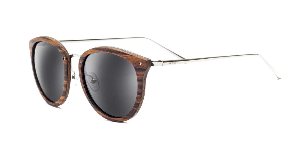 Lia CR39 Polarized Bamboo Sunglasses - SwellVision