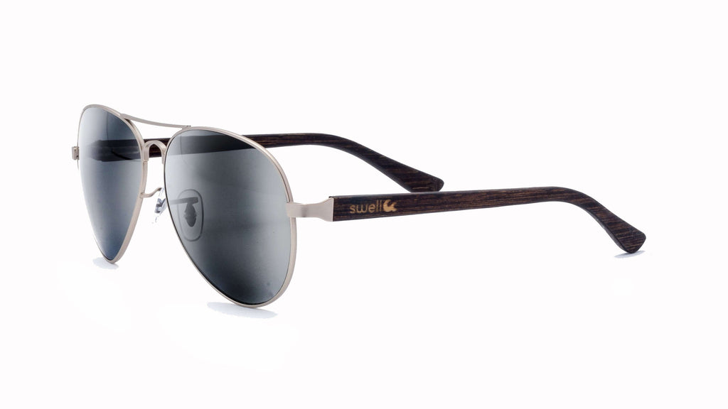 Avalon 2.0 CR39 Polarized Lens Bamboo Sunglasses - SwellVision