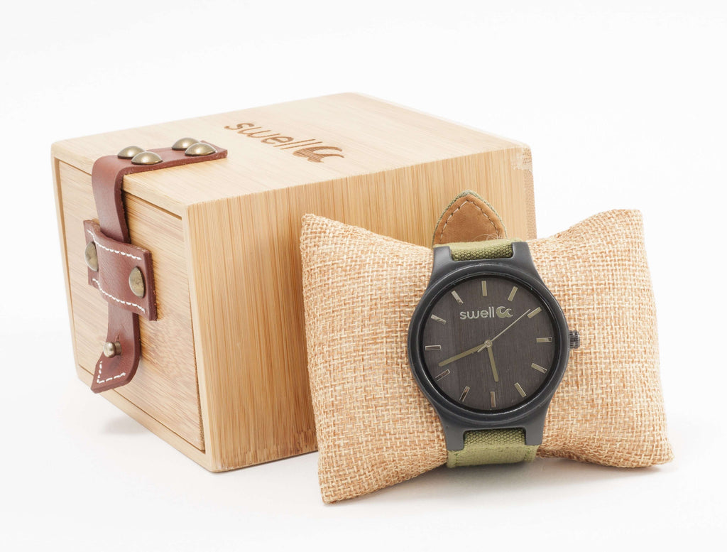 The Backpacker Hiker Bamboo Watch - SwellVision