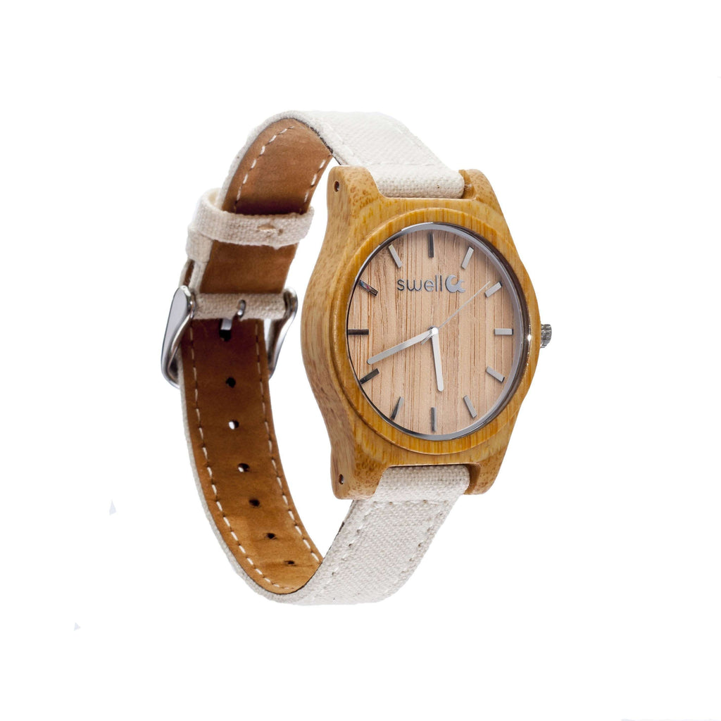 The Sand Dollar Bamboo Watch - SwellVision