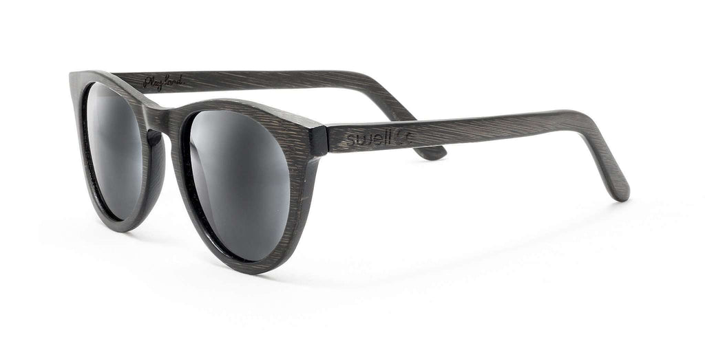 Alani Black Polarized Bamboo Sunglasses - SwellVision