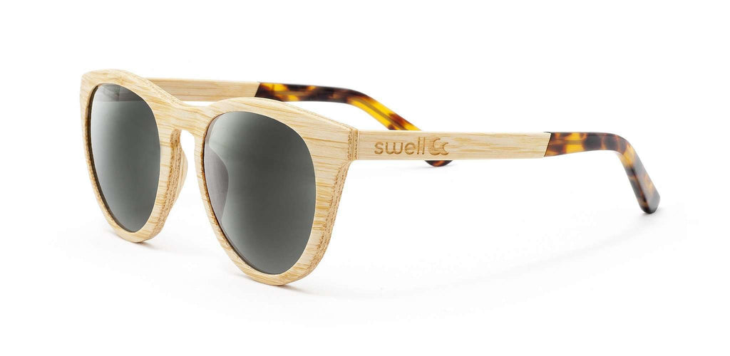 Alani 2.0 CR39 Polarized Lens Bamboo Sunglasses - SwellVision