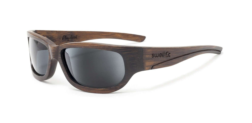 Sportsman Brown Polarized Bamboo Sunglasses - SwellVision