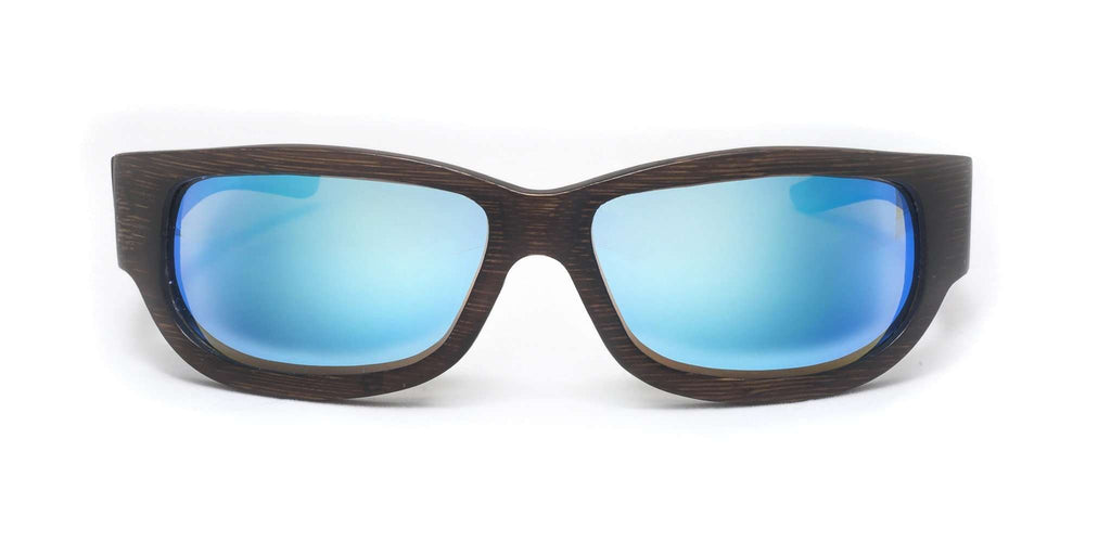 Sportsman Brown Polarized Bamboo Sunglasses - SwellVision