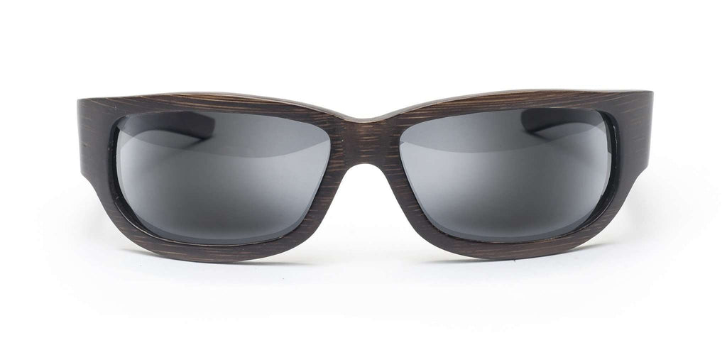 Sportsman Brown Polarized Bamboo Sunglasses - SwellVision