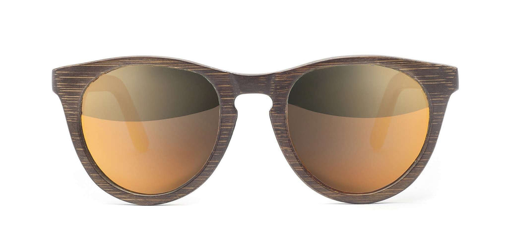 Alani Brown Polarized Bamboo Sunglasses - SwellVision