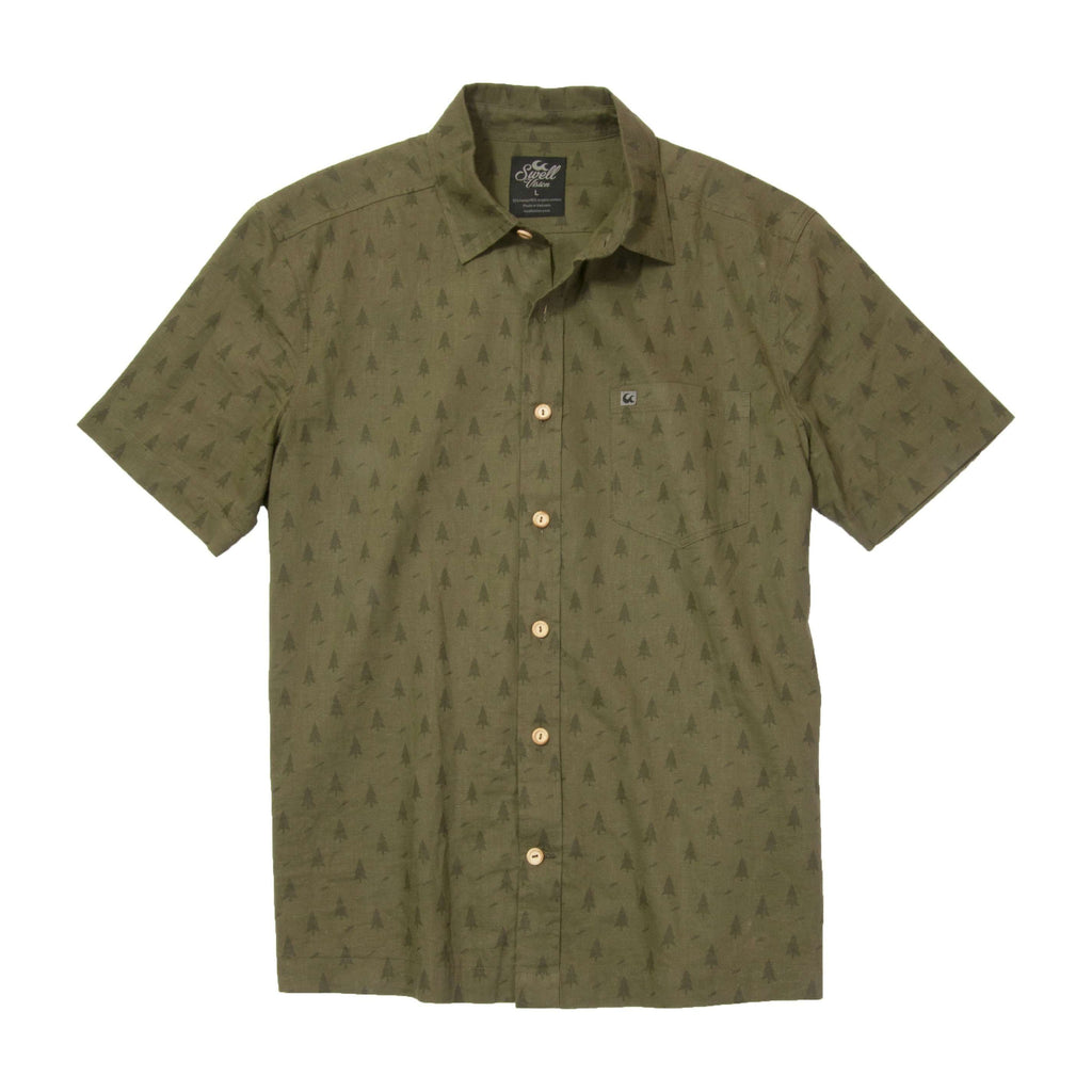 Sequoia Men's Hemp/Organic Cotton Button Down Shirt - SwellVision