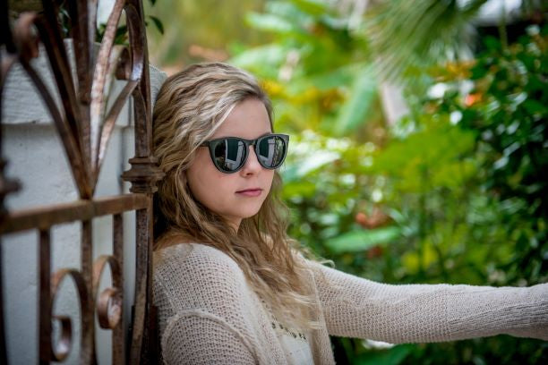 Alani Black Bamboo Sunglasses